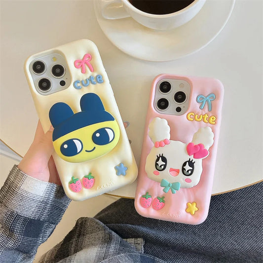 Cute Cartoon Rabbit Siilicone Phone Case