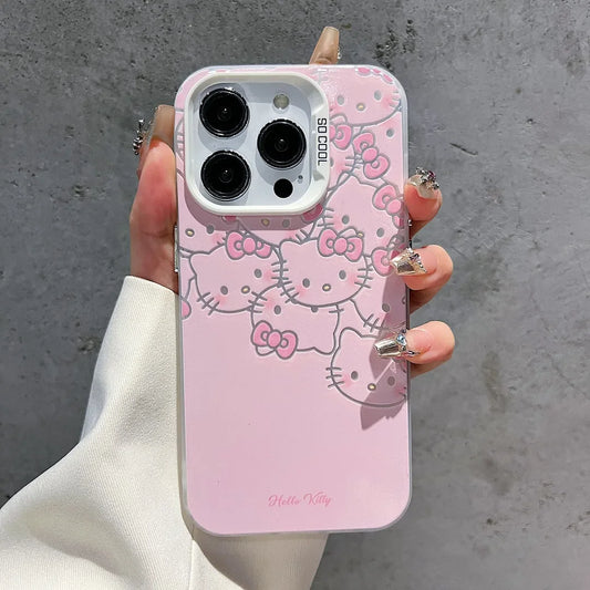 Hello Kitty Full Screen Face Phone Case For iPhone