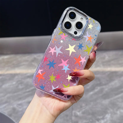 Colorful Stars Phone Case For iPhone