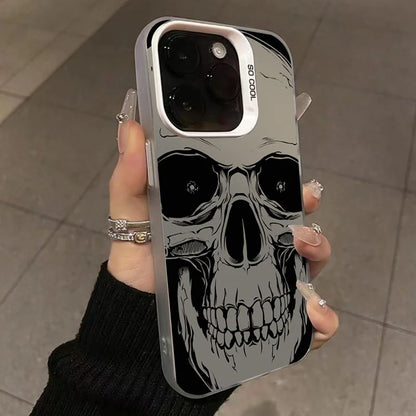 Four Spooky Skull Patterns Phone Case