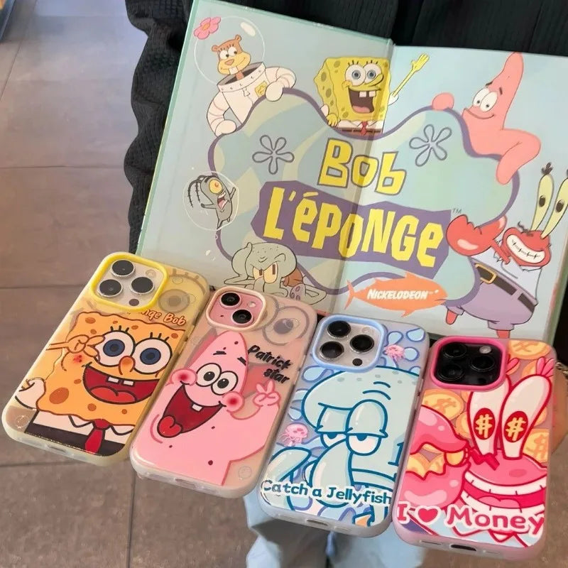 Anime Spongebo Squarepants Mobile Phone Case Available For iPhone