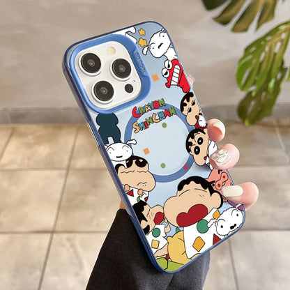 Crayon Shin-chans Magnetic Magsafe Phone Case For iPhone