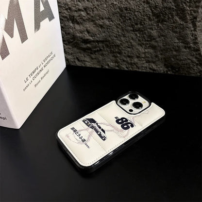 Anime Initial D AE86 Car Phone Case For iPhone
