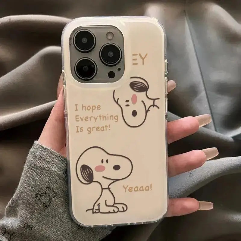 Creative Anime Snoopy Mobile Phone Case Suitable For iPhone