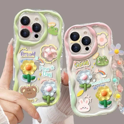 Cartoon Bracelet Chain Phone Case For iPhone