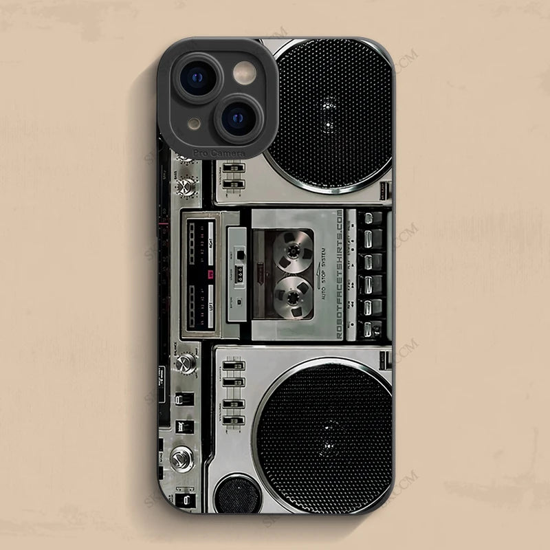 Radio Pattern Phone Case For iPhone