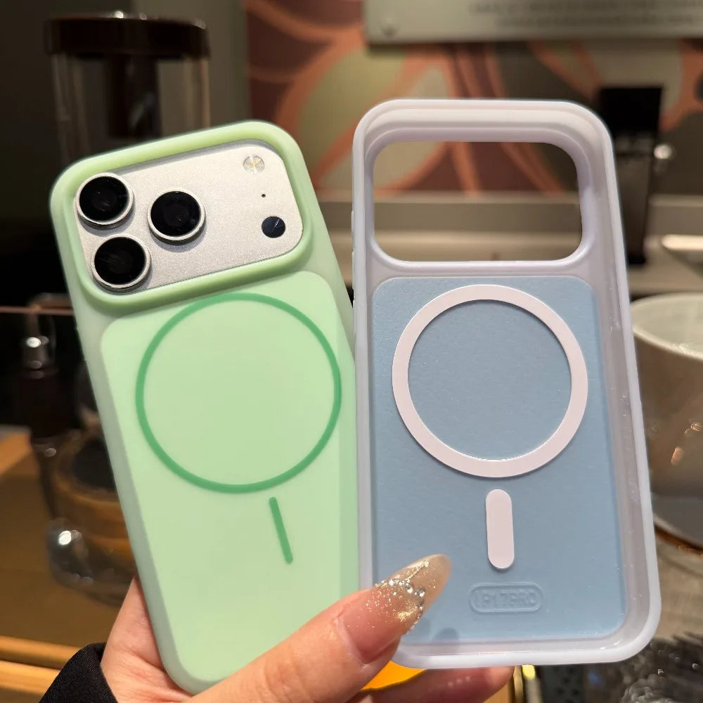 For Magsafe Candy Color Matte Case  For iPhone