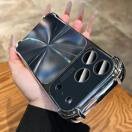 Aurora laser Plating Phone Case For iPhone