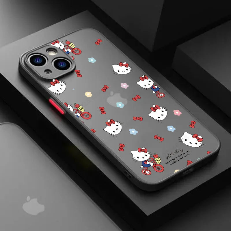 Full Screen Hello Kitty Phone Case For iPhone