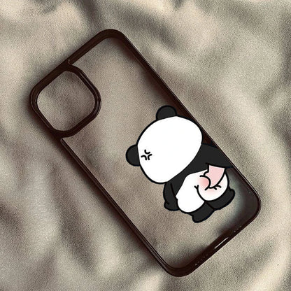 Cartoon Rabbit Panda Bear Pinch Butt Couple Phone Case