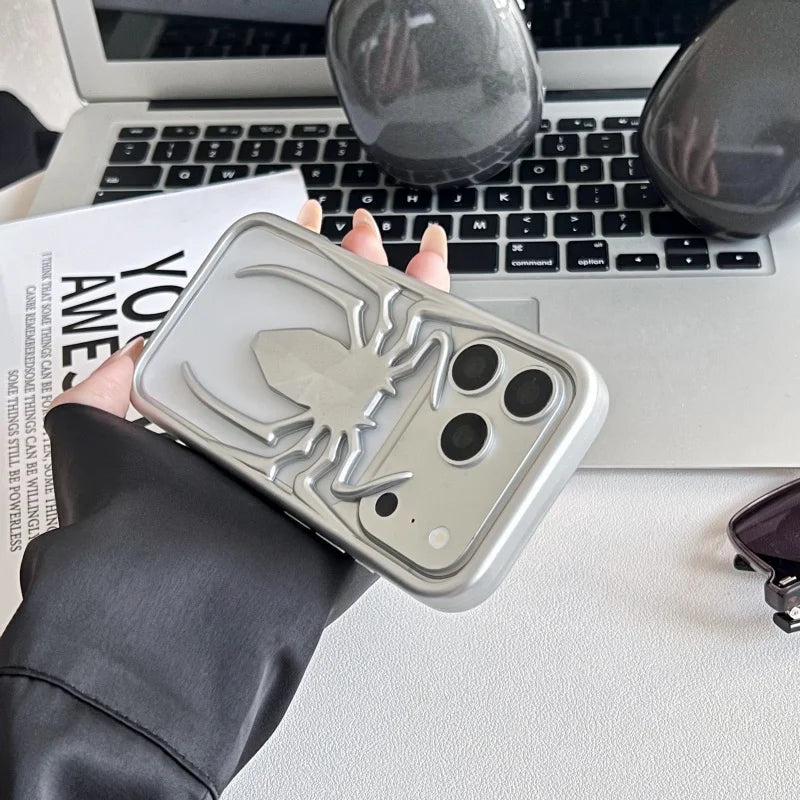 Luxury Spider Hollowed-Out Phone Case For iPhone