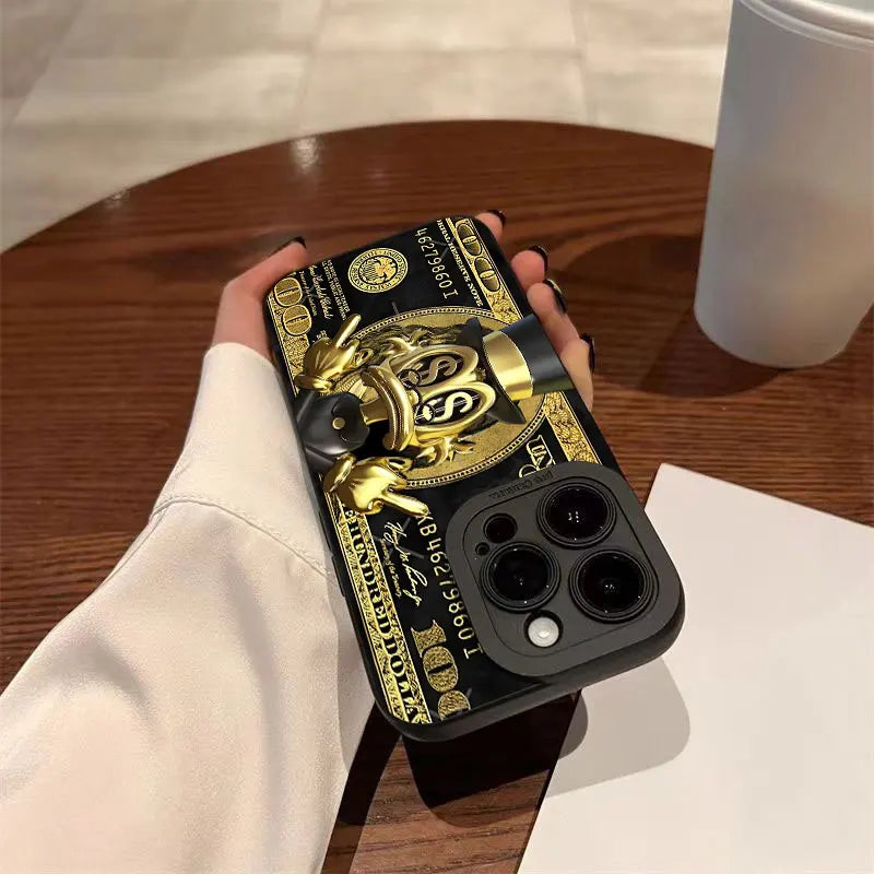 Popular USD Dollar Design Silicone Phone Case For iPhone