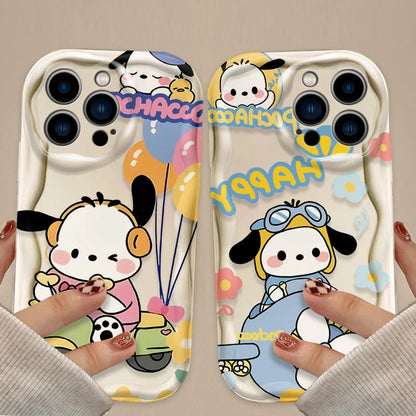 Cute Cartoon Pochacco Phone Case For iPhone
