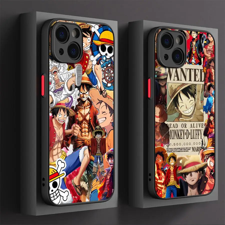 Soft shell Anime One Pieces Phone Case For iPhone
