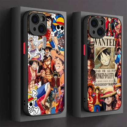 Soft shell Anime One Pieces Phone Case For iPhone