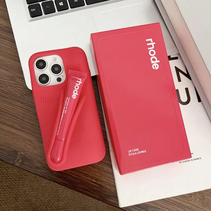 Rhode Phone Case Lip Case Rhode Soft Silicone Phone Case With Box
