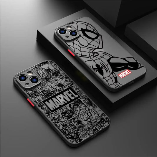 Marvel Spiderman Ironman Cool For iPhone Phone Case