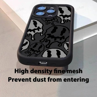 Funny Ghost Face Phone Case Silicone For iPhone