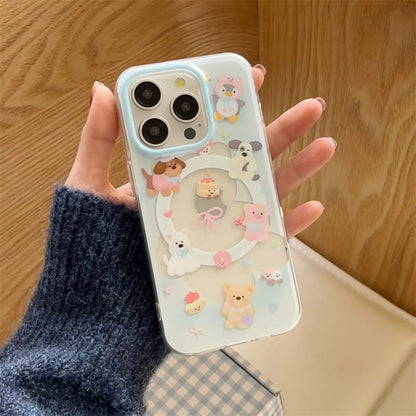 Kawaii Magnetic Stand Phone Case