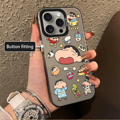 Lovely Crayon Shin-chans Frosted Case For iPhone