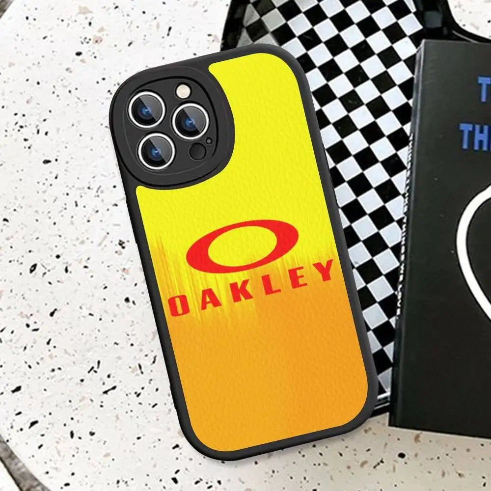 Oakley Design Art Phone Case Hard Leather For iPhone