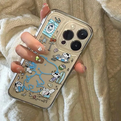 Creative Anime Peripheral Tpu Transparent Mobile Phone Case For iPhone