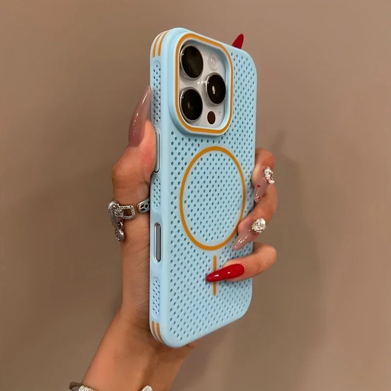 Luxury Magsafe Heat Dissipation Candy Phone Case