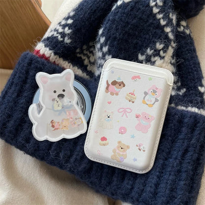 Kawaii Magnetic Stand Phone Case