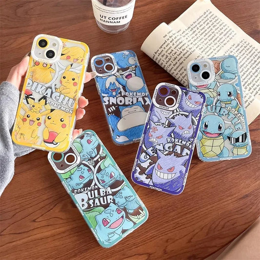 Cute Pokemons Pikachu Phone Case For iPhone