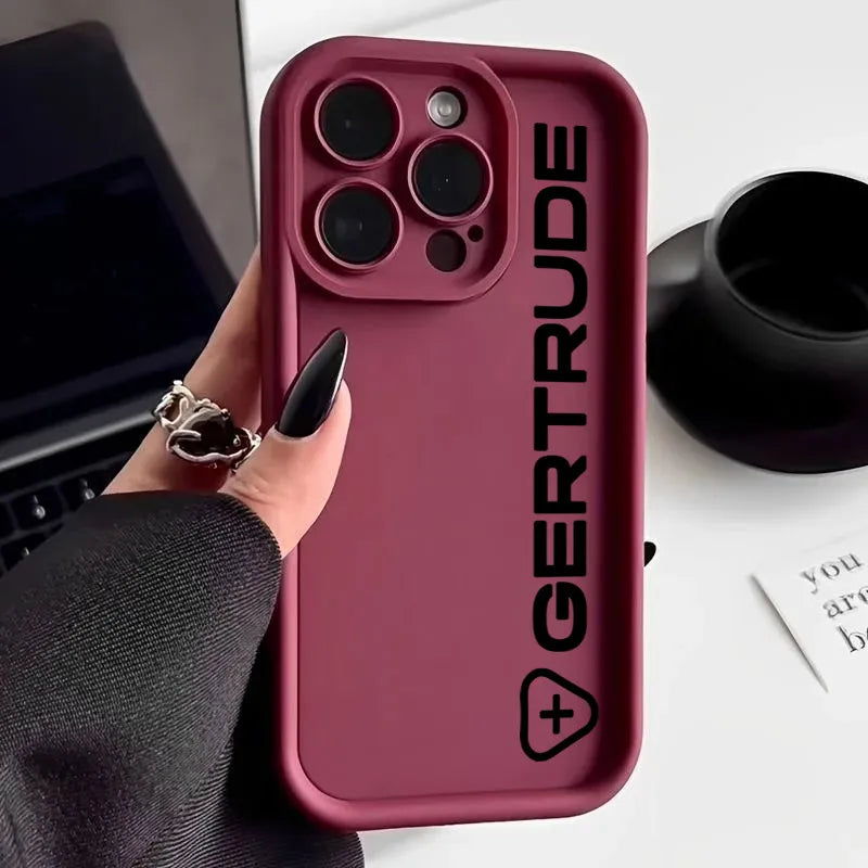 Fashion Luxury For Gertrudes Silicone Case For  iPhone