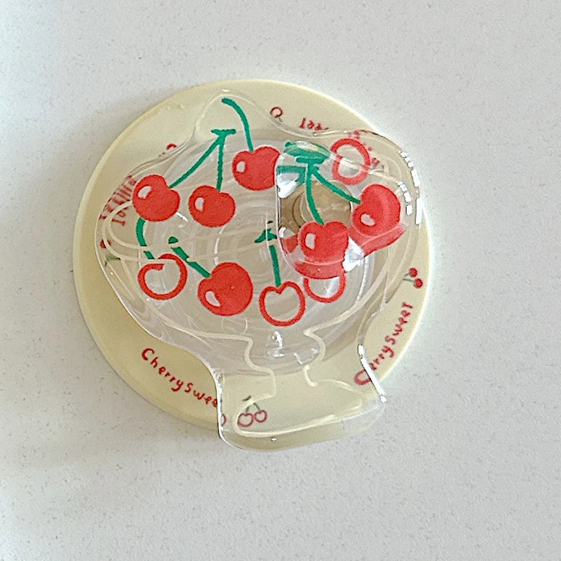 Cute Cherry Magnetic Stand Holder Phone Case