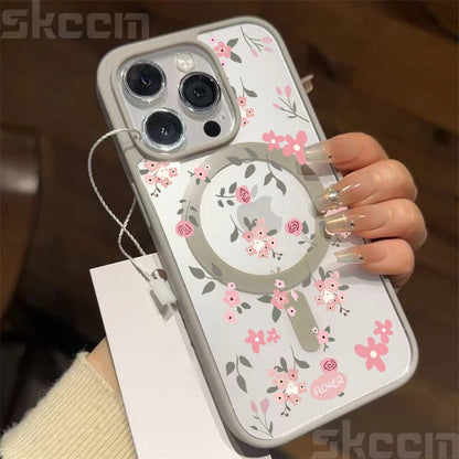 Flower Transparent Case For iPhone