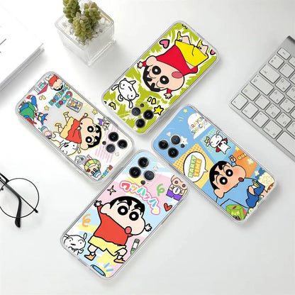 Lovely Crayon ShinChan Phone Case For iPhone