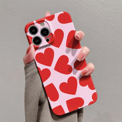 Luxury Clmj Swag Love Heart Phone Case For iPhone