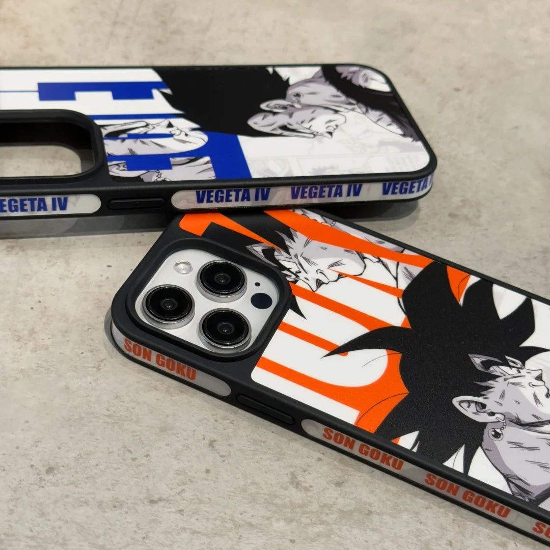3D Dragon Ball Son Goku Vegeta Phone Case For iPhone