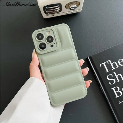 Down Jacket TPU Phone Case For iPhone