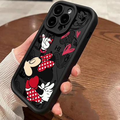Disney Minnie Mickey Mouse Love Phone Case For iPhone