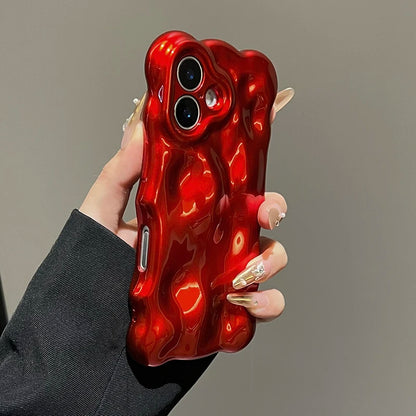 Fashion Red Wave Water Ripple Phone Case