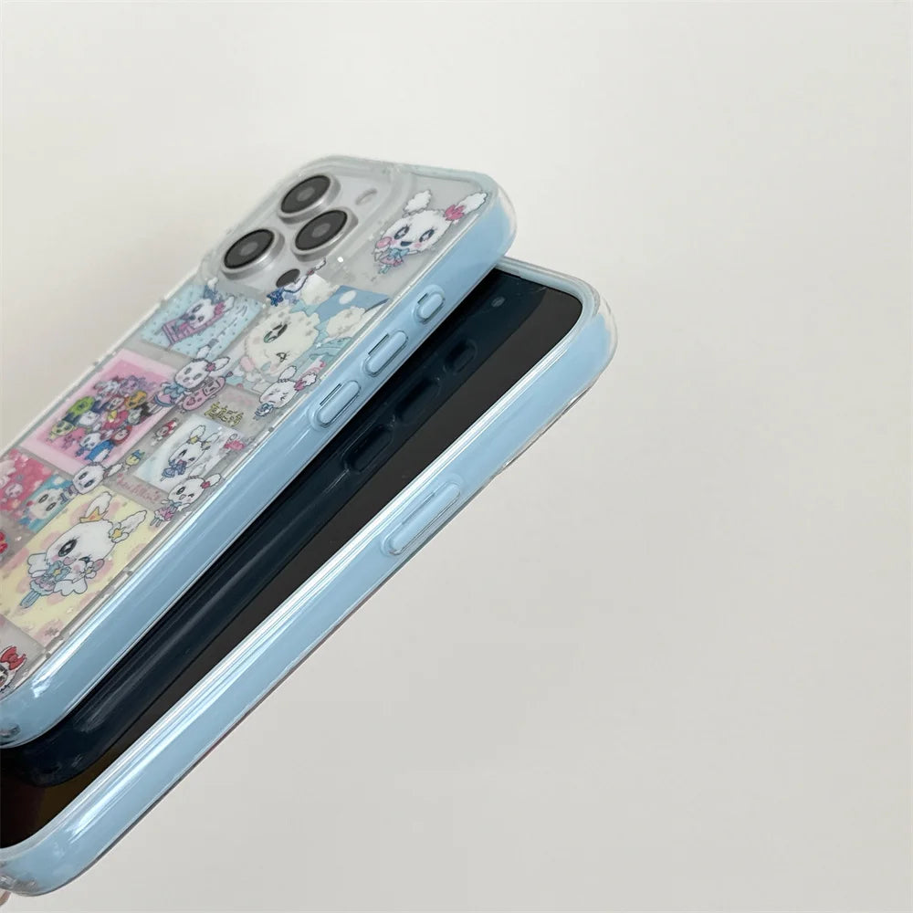Cute Glitter Cartoon Rabbit Phone Case