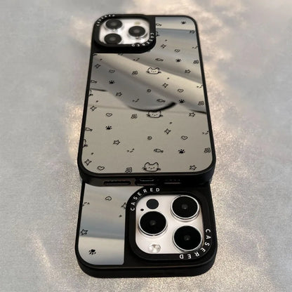 Simple Anime Cartoon Character Cat Phone Case For iPhone