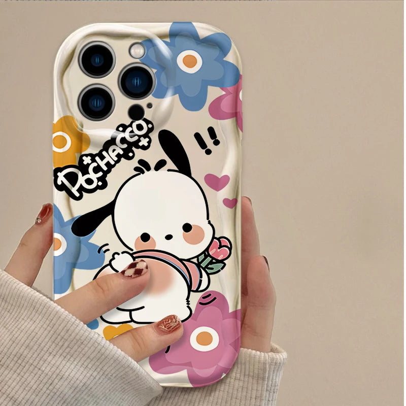 Cute Cartoon Pochacco Phone Case For iPhone