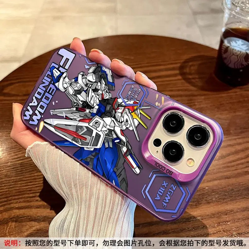 Anime Peripheral Mobile Suit Gundam Phone Case SuitableFor iPhone