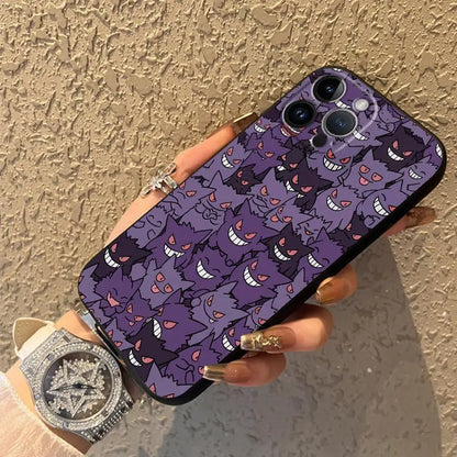 Hot Pokemon Gengar Funda Phone Cover Phone Case For Apple iPhone