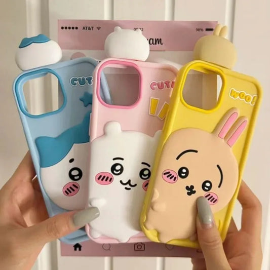 Anime Chiikawa Hachiware Usagi Mobile Phone Case Available For iPhone