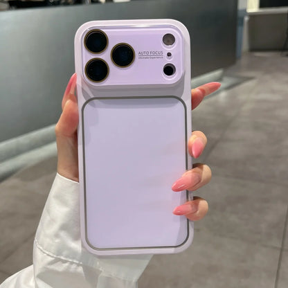 Fashion Candy Color Large Window Matte Case  For iPhone