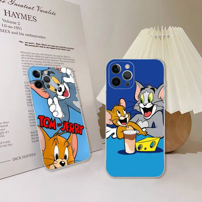 Lovely Cartoon For TomsJerrys Phone Case For iPhone