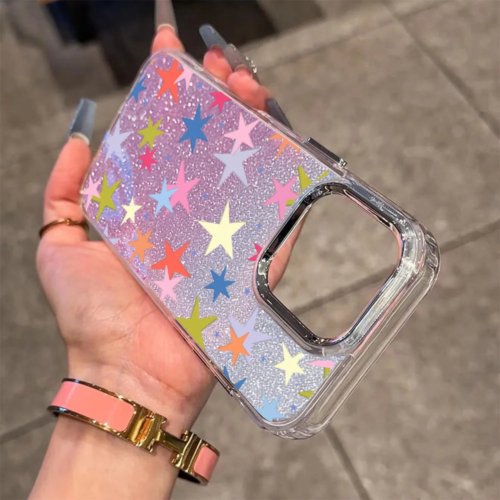 Colorful Stars Phone Case For iPhone