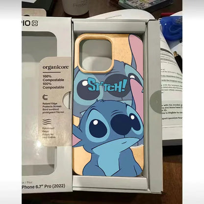 Stitch Big Eye Cute Phone Case For iPhone