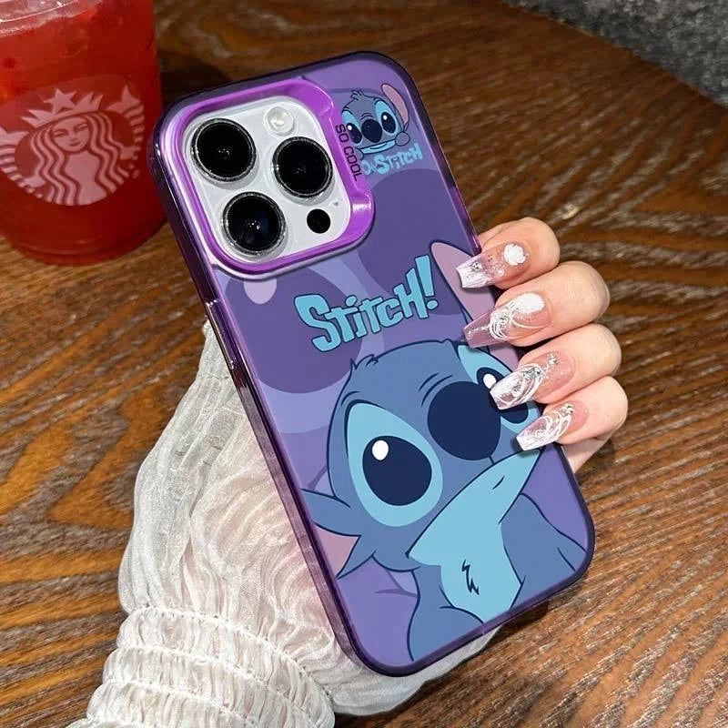 Stitch Big Eye Cute Phone Case For iPhone