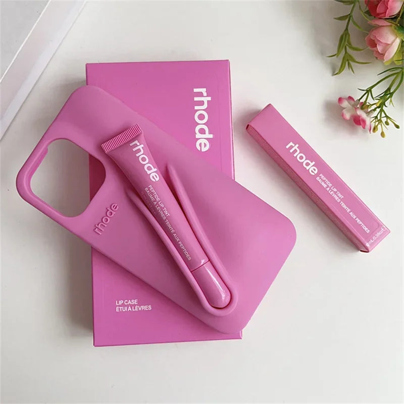 New Set Rhode Lip Case – Phone Case, Peptide Lip Tint & Gift Box